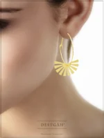 Güneş Halka Küpe - Görsel 4