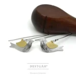 Mısır Motifli Kuş Küpe - Görsel 3