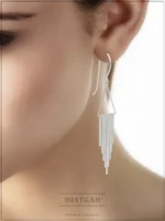 Linea Sallantılı Küpe - Görsel 4