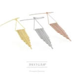 Linea Sallantılı Küpe - Görsel 5