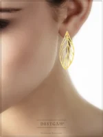 Mono Yaprak Küpe - Görsel 4