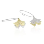 Ginkgo Biloba Halka Küpe